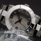 Marc Jacobs Amy Grey Dial Grey Steel Strap Watch for Women - MBM3196