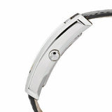 Emporio Armani Black Dial Black Leather Strap Watch For Men - AR0143