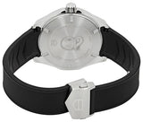 Tag Heuer Aquaracer Calibre 5 Automatic Black Dial Black Rubber Strap Watch for Men - WAY201A.FT6142