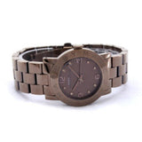 Marc Jacobs Amy Brown Dial Brown Steel Strap Watch for Women - MBM3119