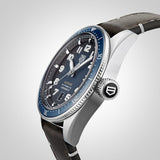Tag Heuer Autavia Calibre 5 Automatic Blue Dial Brown Leather Strap Watch for Men - WBE5116.FC8266