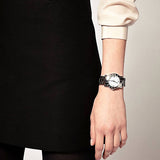 Marc Jacobs Amy White Dial Silver Steel Strap Watch for Women - MBM3054