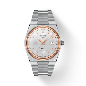 Tissot PRX Powermatic 80 Silver Dial Silver Steel Strap Watch For Men - T1374072203100