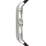 Emporio Armani Herren White Dial Brown Leather Strap Watch For Men - AR11103