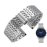 Emporio Armani Aviator Chronograph Blue Dial Silver Steel Strap Watch For Men - AR11238