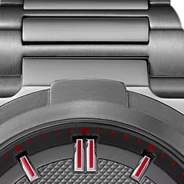 Hugo Boss Supernova Chronograph Grey Dial Grey Steel Strap Watch for Men - 1513361
