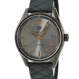 Tag Heuer Carrera Special Edition Black Dial Black Leather Strap Watch for Women - WAR1113.FC6392