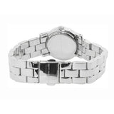 Marc Jacobs Amy Red Dial Silver Steel Strap Watch for Women - MBM3335