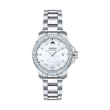 Movado Series 800 29mm Mother of Pearl Dial Diamond Watch For Women - 2600120