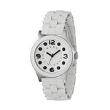 Marc Jacobs Perry White Dial White Silicone Strap Watch for Women - MBM2533