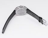 Gucci GG2570 Quartz Black Dial Black Leather Strap Watch For Men - YA142307