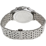 Tissot T Classic Tradition Chronograph Black Dial Silver Steel Strap Watch For Men - T063.617.11.067.00
