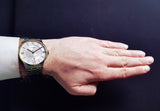 Tissot Chemin Des Tourelles Powermatic 80 Cosc Silver Dial Two Tone Steel Strap Watch For Men - T099.408.22.038.00