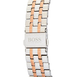 Hugo Boss Jet Chronograph Silver Dial Two Tone Steel Strap Watch for Men - 1513385