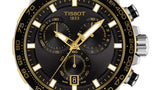 Tissot Supersport Chrono Black Dial Silver Steel Strap Watch For Men - T125.617.21.051.00