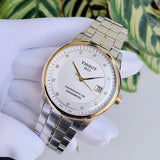 Tissot Luxury Powermatic 80 Silver Dial Silver Steel Strap Watch For Men - T086.408.22.036.00