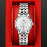 Tissot T Classic Carson Premium Silver Dial Silver Steel Strap Watch for Women - T122.207.11.031.00