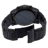 Marc Jacobs Larry Chronograph Black Dial Black Steel Strap Watch for Men - MBM8606