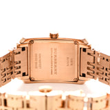 Burberry Nova Check Quartz Rose Gold Dial Rose Gold Steel Strap Watch for Women - BU1578