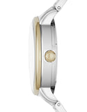 Marc Jacobs Fergus Silver Dial Two Tone Steel Strap Watch for Women - MBM3426