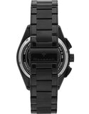 Maserati Traguardo Chronograph Aqua Edition Black Dial Black Steel Strap Watch For Men - R8873644002