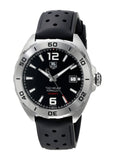 Tag Heuer Formula 1 Automatic Black Dial Black Rubber Strap Watch for Men - WAZ2113.FT8023