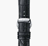Tissot Chemin Des Tourelles Powermatic 80 Black Dial Black Leather Strap Watch For Men - T099.407.16.058.00
