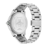 Gucci G-Timeless Chronograph Black Dial Silver Steel Strap Watch For Men - YA126267