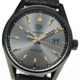 Tag Heuer Carrera Special Edition Black Dial Black Leather Strap Watch for Women - WAR1113.FC6392