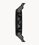 Emporio Armani Luigi Ceramic Chronograph Black Dial Black Strap Watch For Men - AR1509