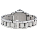 Burberry The City Black Dial Silver Steel Strap Watch for Women - BU9101