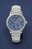 Burberry The Classic Blue Dial Silver Steel Strap Watch for Men - BU10007