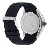 Hugo Boss Volane Chronograph Grey Dial Black Silicone Strap Watch for Men - 1513953