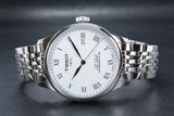 Tissot Le Locle Powermatic 80 Silver Dal Silver Steel Strap Watch For Men - T006.407.11.033.00