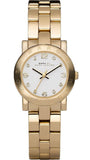 Marc Jacobs Mini Amy White Dial Gold Steel Strap Watch for Women - MBM3057