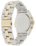 Marc Jacobs Blade Chronograph Silver Dial Two Tone Steel Strap Watch for Women - MBM3177