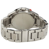 Marc Jacobs Rock Chronograph White Dial Silver Steel Strap Watch for Men - MBM5027