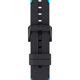 Tissot T Race Cycling Chronograph Black Dial Two Tone Rubber Strap Watch For Men - T111.417.37.441.05