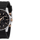 Maserati SFIDA 44mm Black Silicon Chronograph Watch For Men - R8871640002