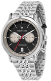 Maserati Legend Chronograph Black Dial Stainless Steel Watch For Men - R8873638001