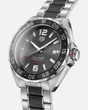 Tag Heuer Formula 1 Calibre 5 Anthracite Dial Two Tone Steel Strap Watch for Men - WAZ2011.BA0843