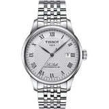Tissot Le Locle Powermatic 80 Silver Dal Silver Steel Strap Watch For Men - T006.407.11.033.00