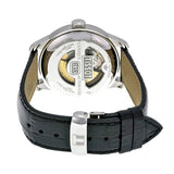 Tissot T Classic Le Locle Automatic Silver Dial Black Leather Strap Watch For Men - T41.1.423.33