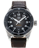 Tag Heuer Autavia Automatic Grey Dial Brown Leather Strap Watch for Men - WBE5114.FC8266