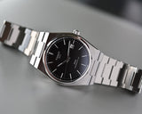 Tissot PRX Powermatic 80 Black Dial Silver Steel Strap Watch For Men - T137.407.11.051.00
