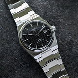 Tissot PRX Powermatic 80 Black Dial Silver Steel Strap Watch For Men - T137.407.11.051.00