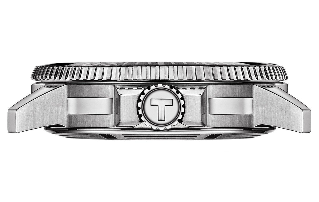 Tissot Seastar 1000 Powermatic 80 Blue Dial SIlver Mesh Bracelet Watch For Men - T120.407.11.041.02