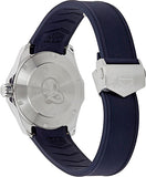 Tag Heuer Aquaracer Blue Dial Blue Rubber Strap Watch for Men - WAY111C.FT6155