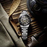 Tag Heuer Autavia Automatic 42mm Grey Dial Silver Stainless Steel Watch for Men - WBE5114.EB0173