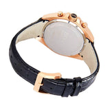 Hugo Boss Driver Chronograph Black Dial Black Leather Strap Watch for Men - 1513092